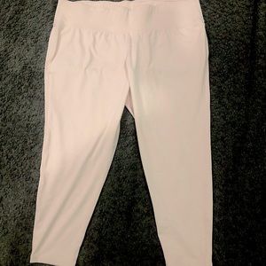 Pale pink Lane Bryant LIVI 7/8 leggings